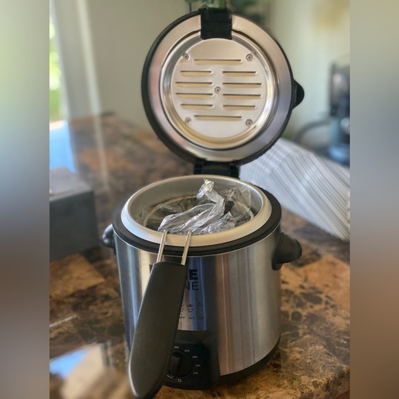 Prime Cuisine Stainless Steel Deep Fryer 1L NIB NWOT Student /Apartment /Singles - Picture 15 of 15